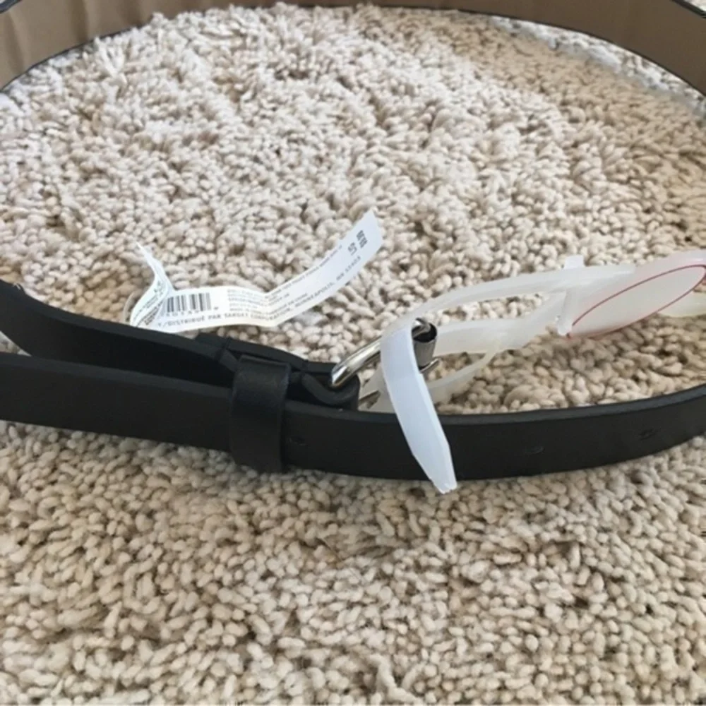Girls size large black bling belt
